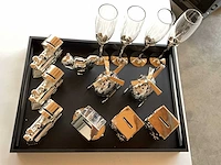 Mix kavel diverse verzilverde accessoires - afbeelding 8 van  8