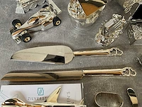 Mix kavel diverse verzilverde artikelen van o.a. zilverstad - afbeelding 5 van  9