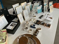 Mix kavel diverse verzilverde woonaccessoires - afbeelding 6 van  16