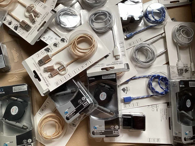Mix kavel laadkabels en laders, iphone, samsung - afbeelding 5 van  5