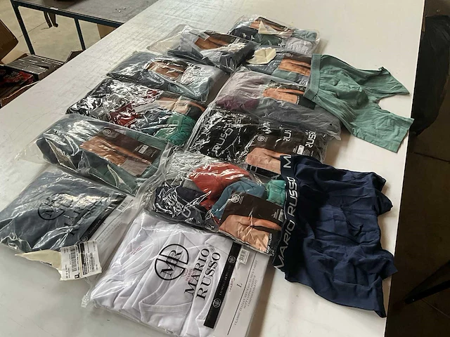 Mix kavel mario russo boxershorts en basic t-shirts - afbeelding 2 van  10