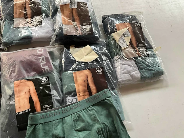 Mix kavel mario russo boxershorts en basic t-shirts - afbeelding 10 van  10