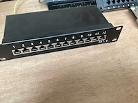 Mix kavel onderdelen patchkast 19” - afbeelding 2 van  5