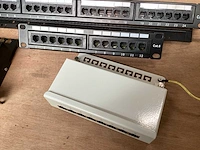 Mix kavel onderdelen patchkast 19” - afbeelding 3 van  5