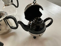 Mix kavel thee/koffie kannen van o.a. bredemeijer (8x) - afbeelding 4 van  10