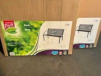 Mix kavel tuinbanken (3x) - afbeelding 3 van  4