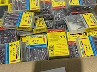 Mix van 100 doosjes rotadrill houtschroeven verschillende maten - afbeelding 3 van  3