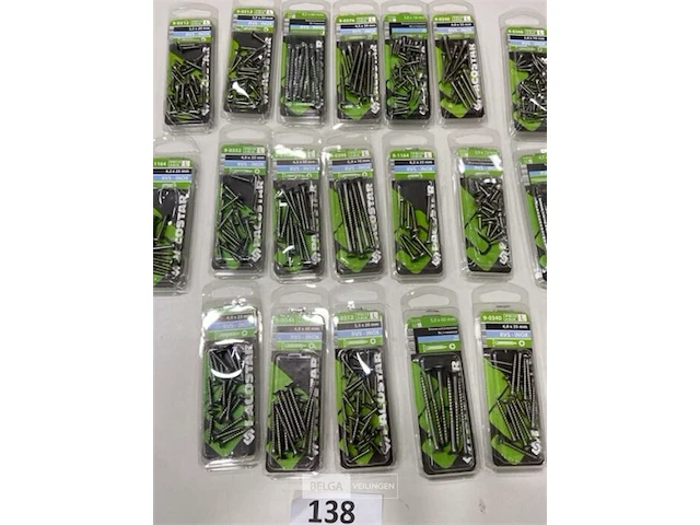 Mix van 20 doosjes houtschroeven inox - afbeelding 3 van  3