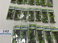 Mix van 20 doosjes houtschroeven inox - afbeelding 1 van  3