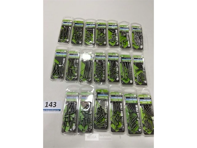 Mix van 20 doosjes houtschroeven inox - afbeelding 3 van  3