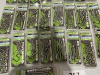 Mix van 28 pakjes inox houtschroeven - afbeelding 2 van  3