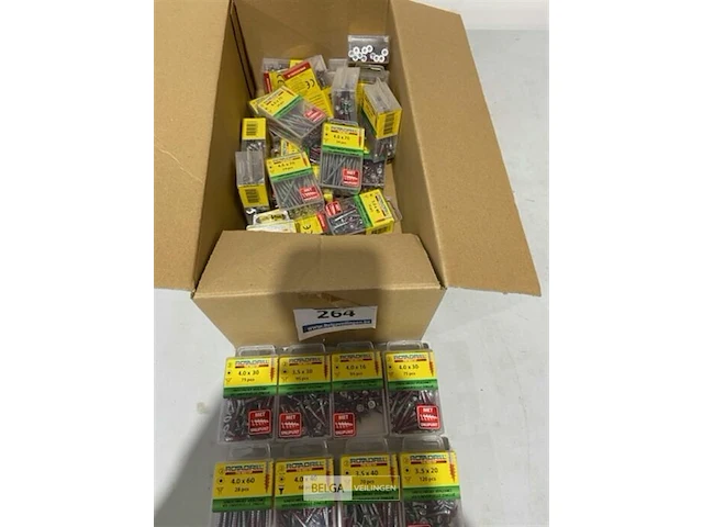 Mix van 30 doosjes rotadrill houtschroeven verschillende maten torx - afbeelding 3 van  3