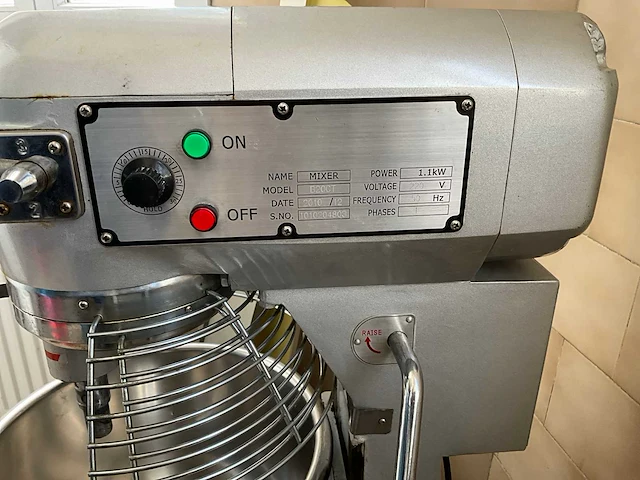 Mixer b200t keukenmachines en mixers - afbeelding 6 van  7