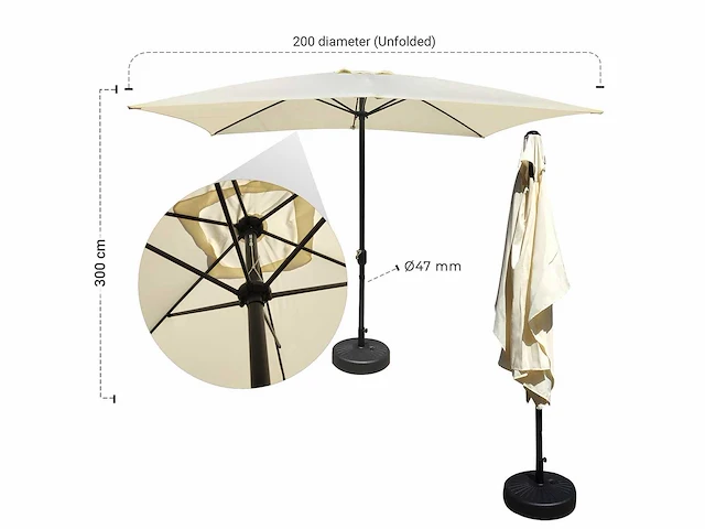 Mixpallet parasols - afbeelding 5 van  7