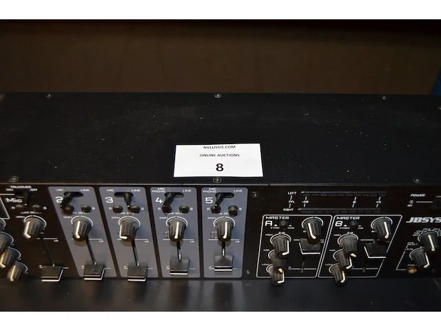 Mixpaneel jb systems, 2 versterkers ibiza amp 600w power (4,5) - afbeelding 2 van  6