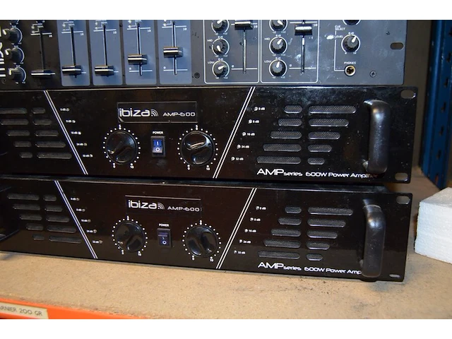 Mixpaneel jb systems, 2 versterkers ibiza amp 600w power (4,5) - afbeelding 6 van  6