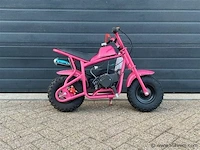 Mmx 49cc mini pitbike met dikke banden (roze) - afbeelding 2 van  4