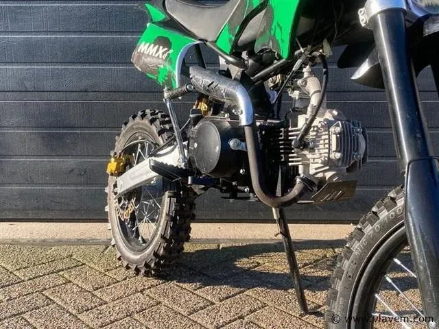 Mmx pro 125cc green edition pitbike - afbeelding 2 van  5