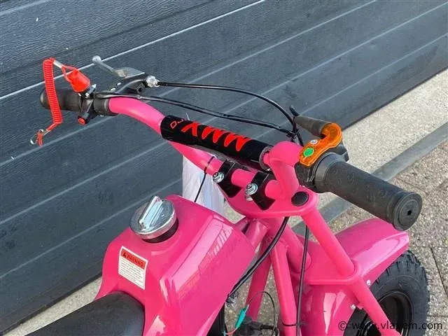 Mmx pro 49cc 2-takt mini pitbike (roze) - afbeelding 3 van  4