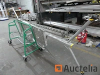 Mobiel en opvouwbaar aluminium platform 4 stappen safetec x deck pro - afbeelding 5 van  11