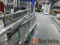 Mobiel en opvouwbaar aluminium platform 4 stappen safetec x deck pro - afbeelding 11 van  11