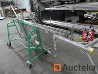 Mobiel en opvouwbaar aluminium platform 5 stappen safetec x deck pro - afbeelding 4 van  11