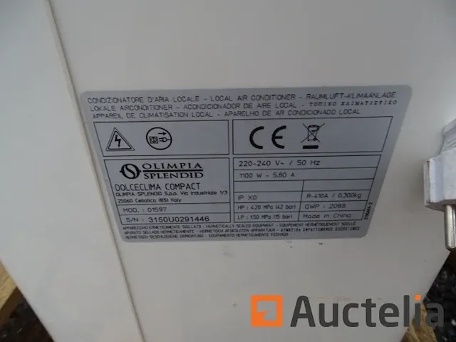 Mobiele air conditionning olimpia splendid 01597 - afbeelding 6 van  6