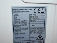 Mobiele airco friac ac0900 met afstandsbediening - afbeelding 5 van  5