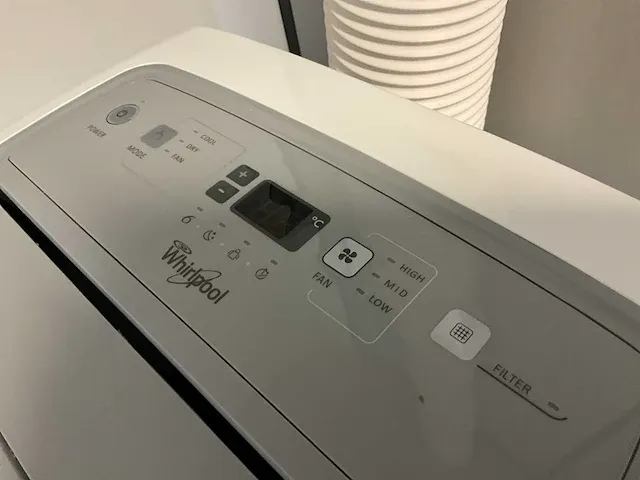 Mobiele airco whirlpool pacw9col - afbeelding 4 van  6