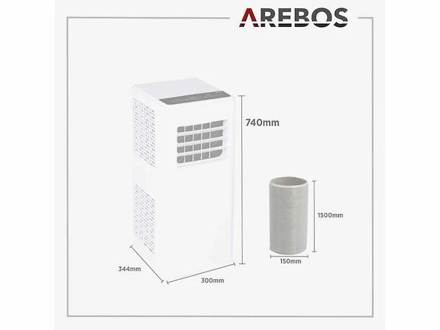 Mobiele airconditioner 9000btu - afbeelding 6 van  6