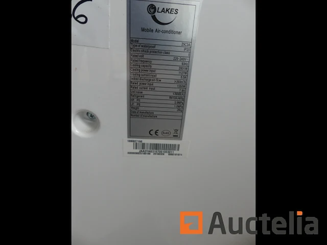 Mobiele airconditioner lakes 25c3a - afbeelding 6 van  7