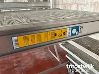 Mobiele aluminium magazijntrap - afbeelding 3 van  3