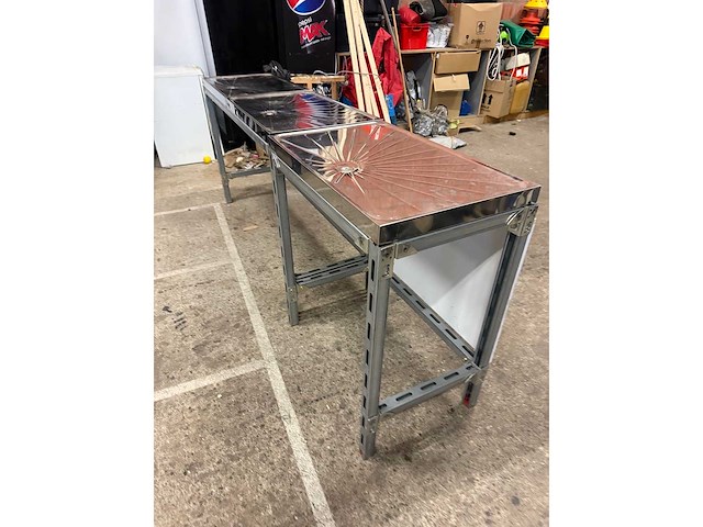 Mobiele aluminium toog - afbeelding 3 van  4