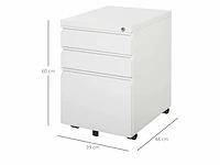Mobiele bureau-voetstuk bureau-opslag - afbeelding 7 van  12