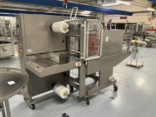 Mobiele folie machine met krimptunnel - afbeelding 1 van  8
