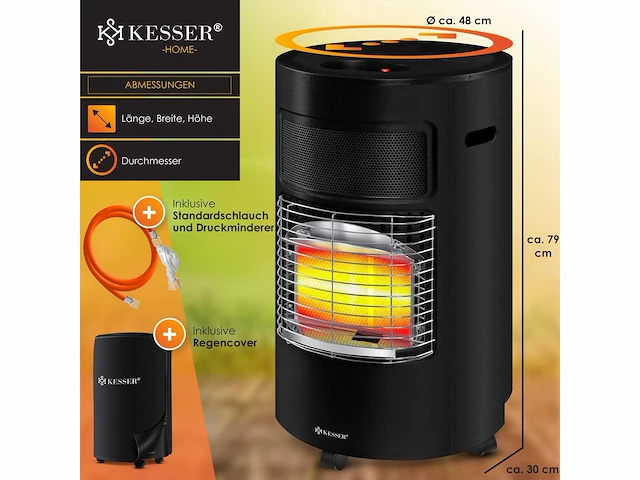 Mobiele gaskachel - 4200 watt - afbeelding 5 van  7