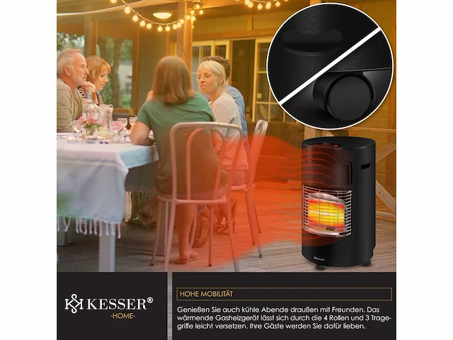 Mobiele gaskachel - 4200 watt - afbeelding 6 van  7