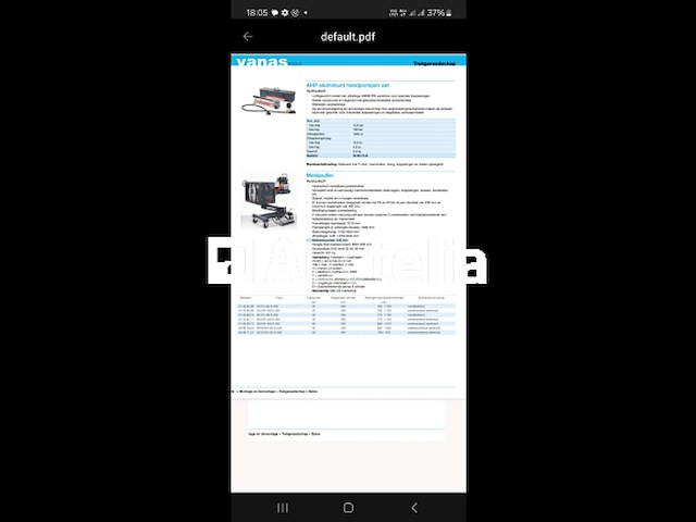 Mobiele hydraulische poelietrekker betex eva 50 - afbeelding 14 van  24