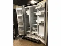 Mobiele keuken flightcase kit - koelkast met vriesvak - amerikaanse koelkast - water- en ijsdispenser - afbeelding 2 van  4