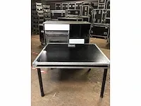 Mobiele keuken flightcase kit - vaatwasser pro met opberglade - tafeldeksel - afbeelding 3 van  5