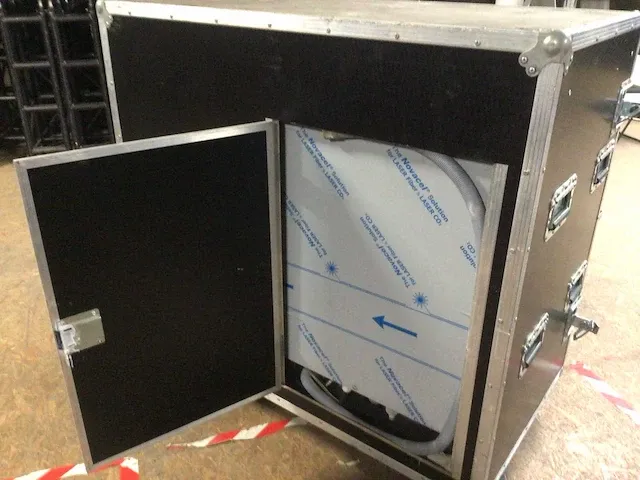 Mobiele keuken flightcase kit - vaatwasser pro met opberglade - tafeldeksel - afbeelding 4 van  5