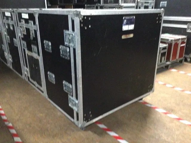 Mobiele keuken flightcase kit - voor wasmachine met lade-opbergruimte - tafeldeksel - afbeelding 4 van  5