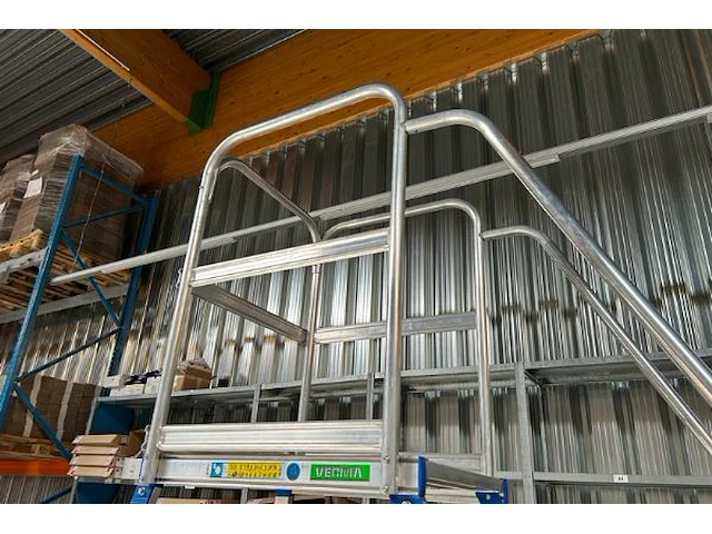 Mobiele ladder met platform verma - afbeelding 5 van  5