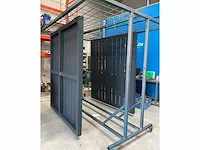 Mobiele poederlakkarren (4x) - afbeelding 1 van  2