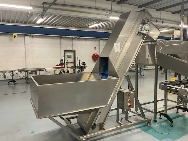 Mobiele rvs opvoerband - afbeelding 1 van  6