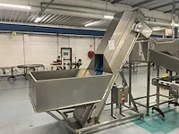 Mobiele rvs opvoerband