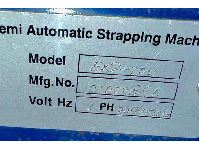 Mobiele semi automatic strapping machine - afbeelding 7 van  7