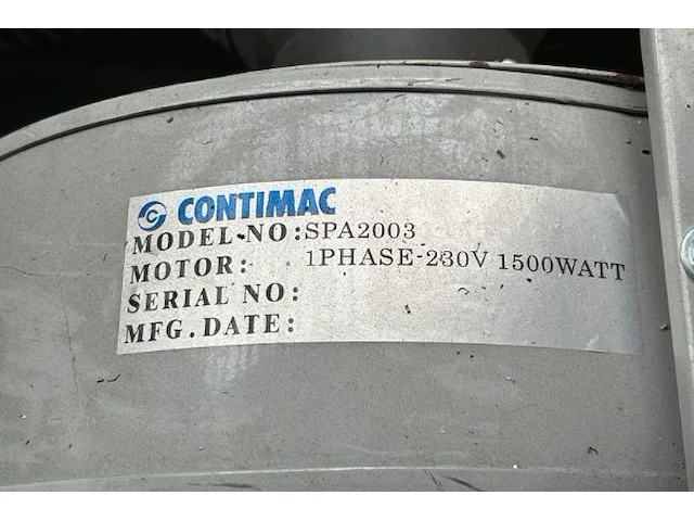 Mobiele stofafzuiging contimac - afbeelding 6 van  9