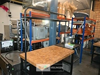 Mobiele tafel met houten blad - afbeelding 3 van  7
