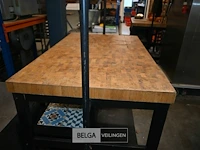 Mobiele tafel met houten blad - afbeelding 5 van  7